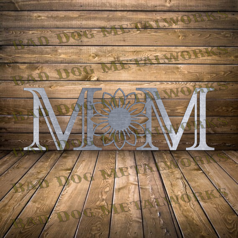 Mom Sunflower - Dxf and Svg