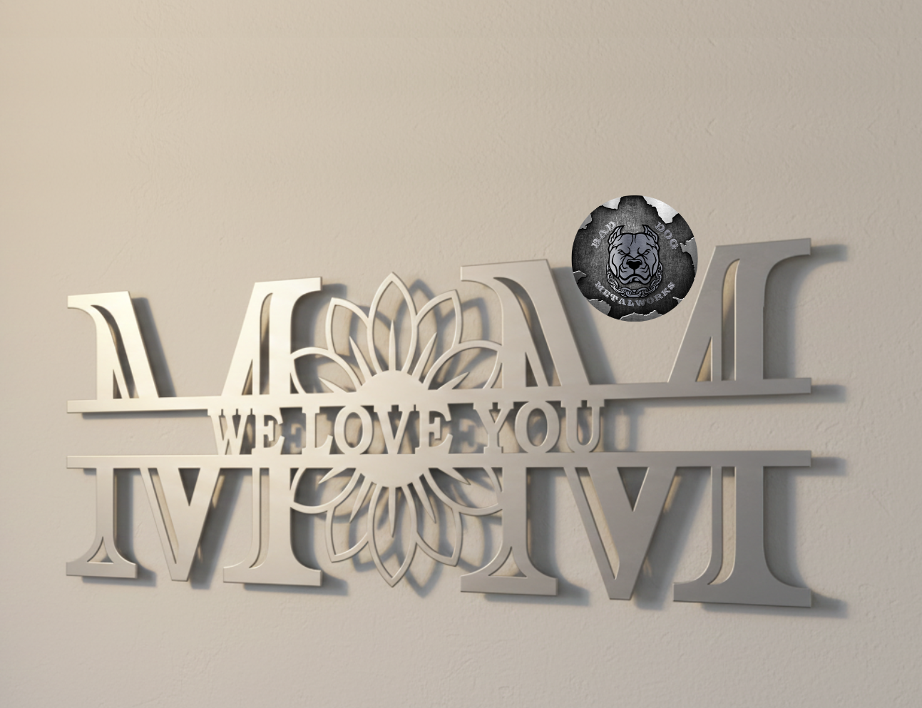 Mom Sunflower Monogram