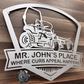 Lawn Mower Monogram