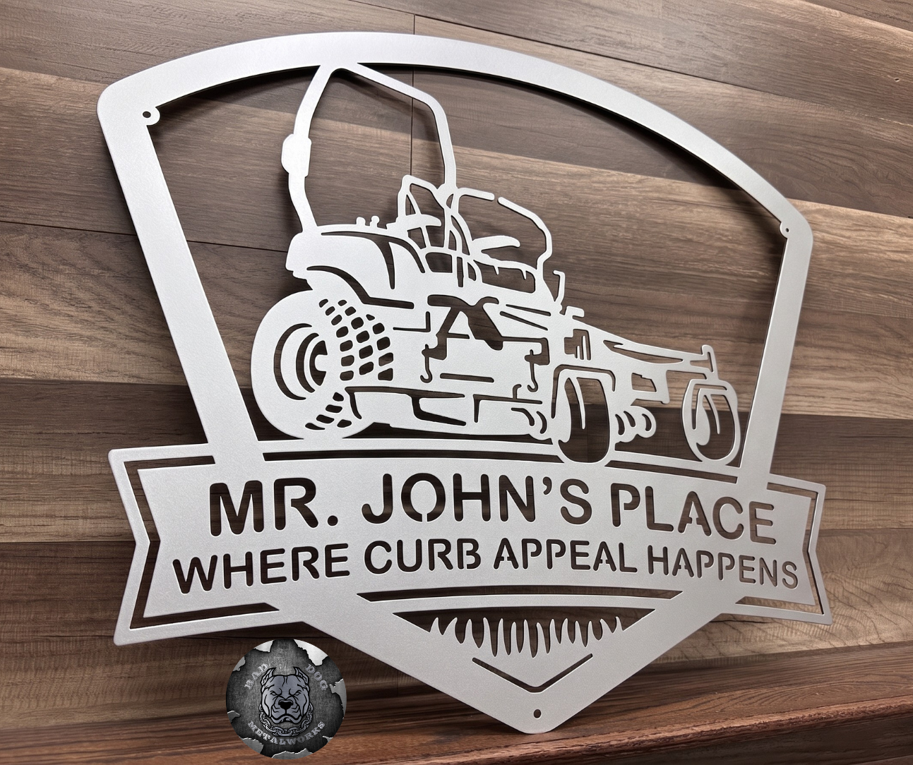 Lawn Mower Monogram