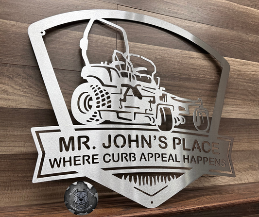 Lawn Mower Monogram