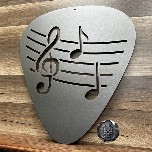 Music Notes Guitar Pick