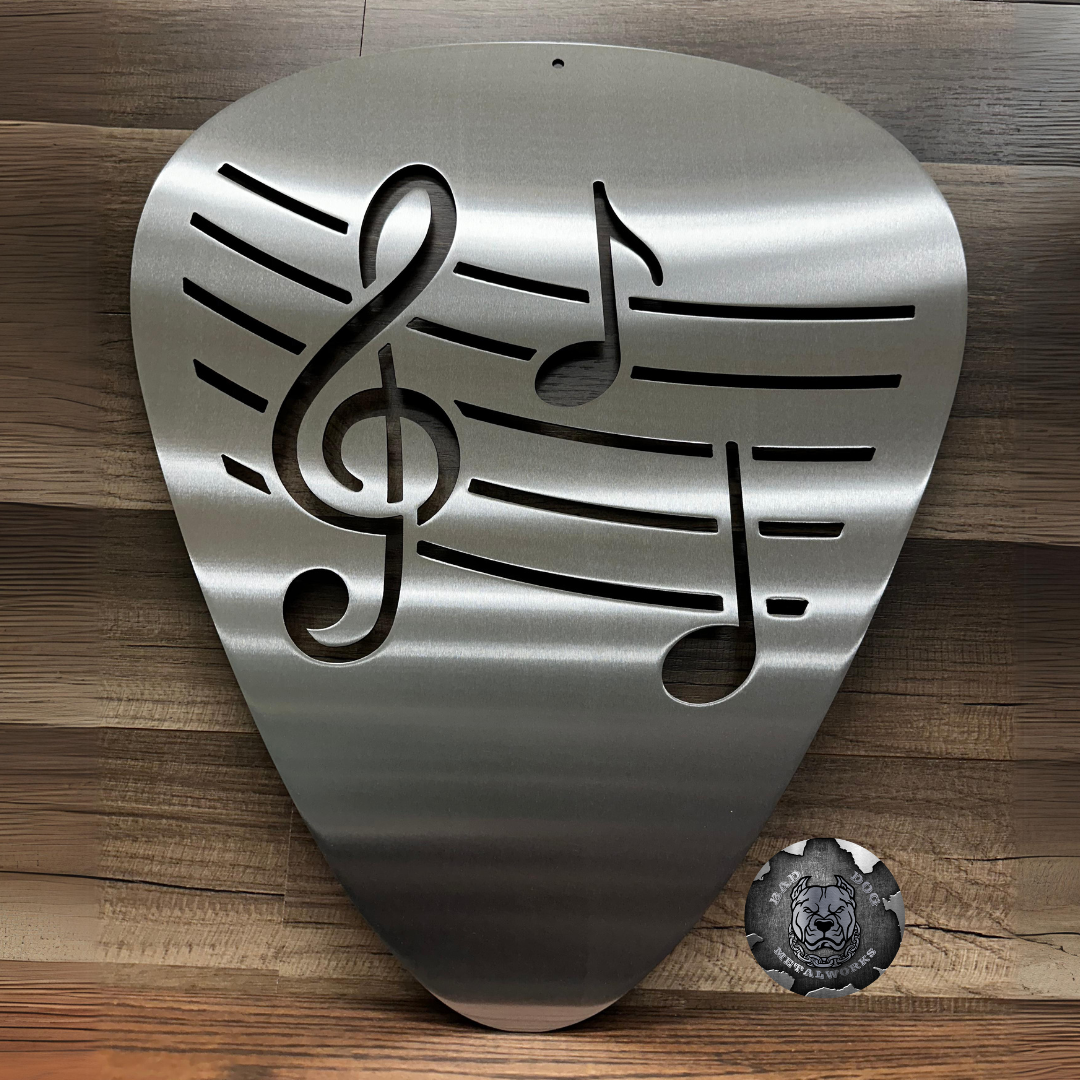 Music Notes Guitar Pick