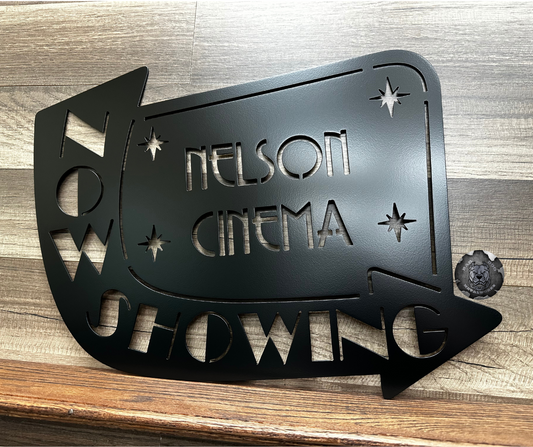 Retro Now Showing Personalized Cinema