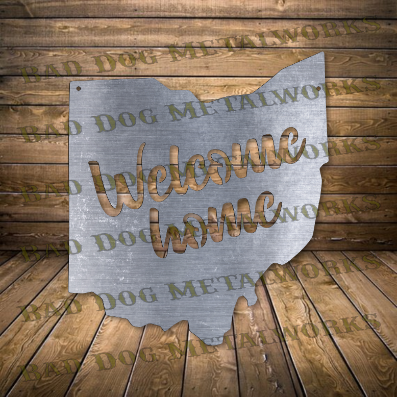 Ohio Welcome Home - Dxf and Svg