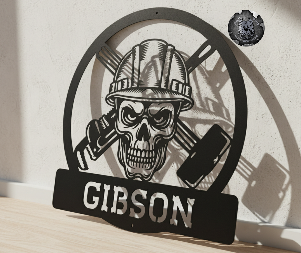 Oil Rig Monogram Oil Rig Roughneck Monogram – Bad Dog Metalworks