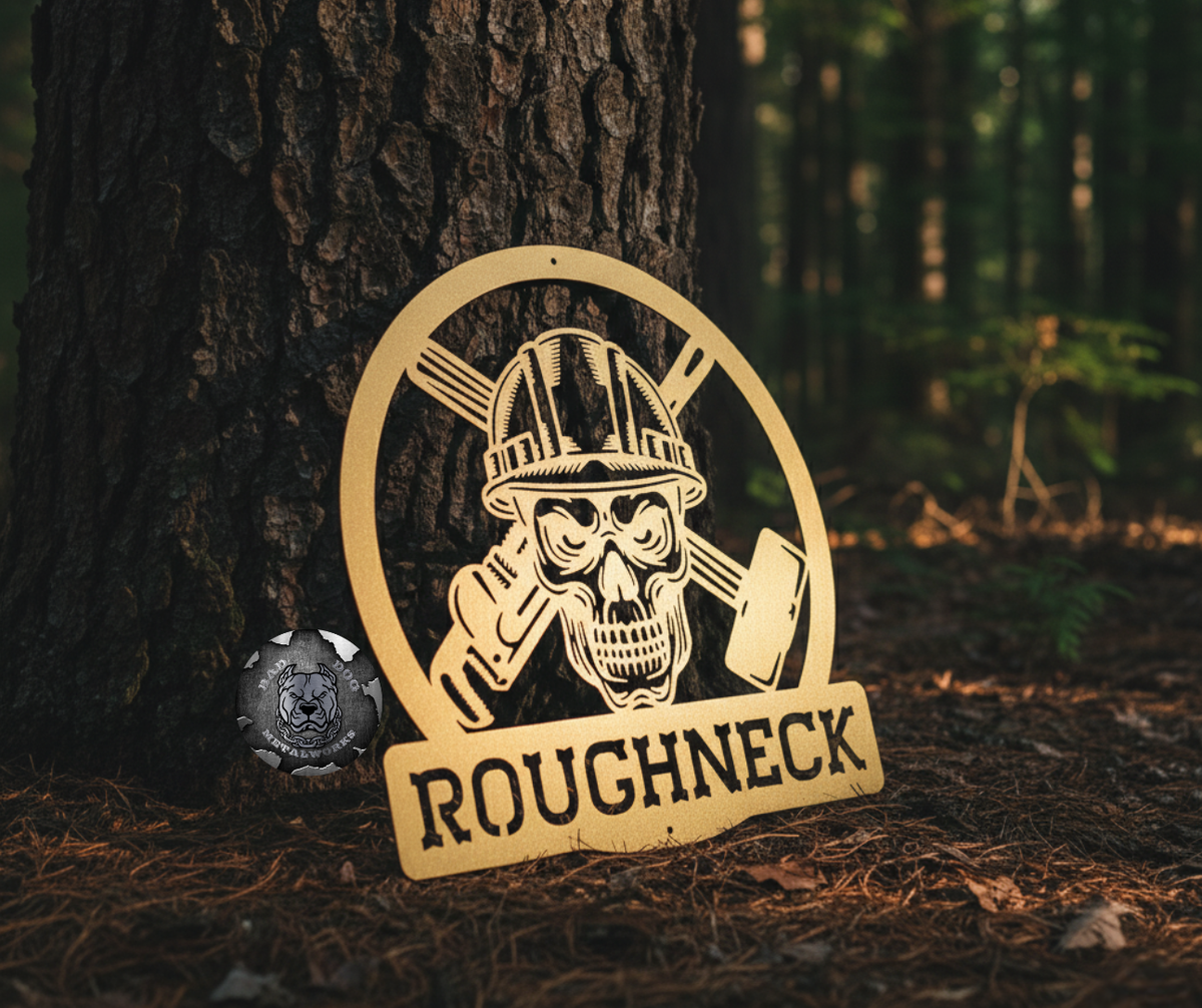 Oil Rig Monogram Oil Rig Roughneck Monogram – Bad Dog Metalworks