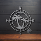 Palm Tree Compass