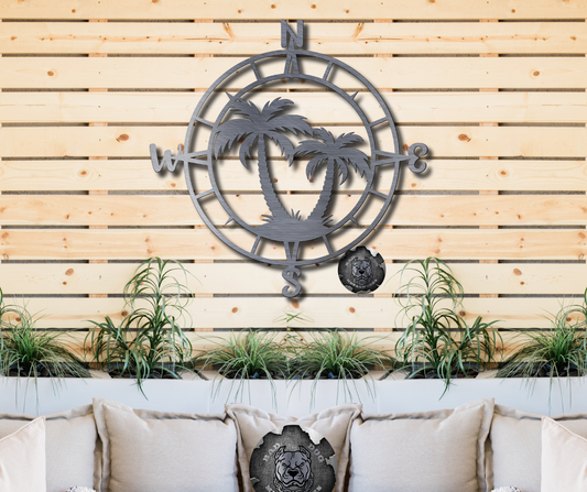 Palm Tree Compass