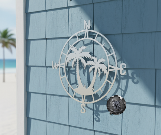 Palm Tree Compass