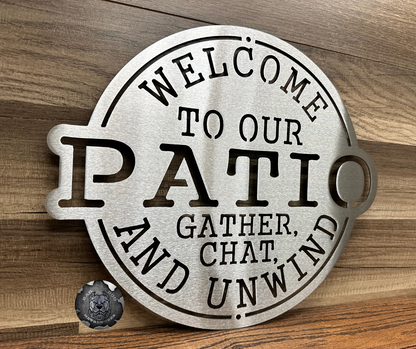 Welcome To Our Patio; Gather, Chat, and Unwind