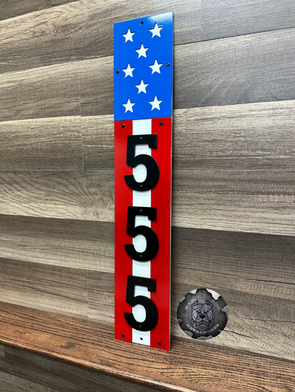 Patriotic Address Plaque