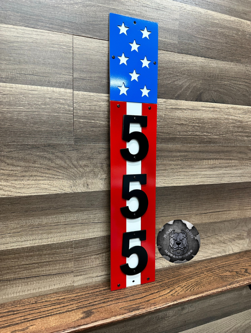 Patriotic Address Plaque