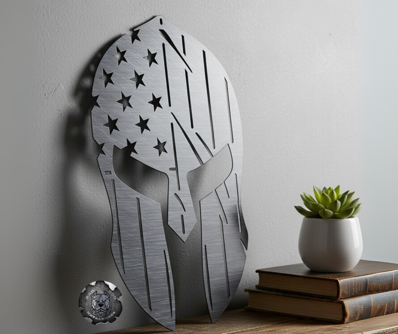 Patriotic Spartan Mask