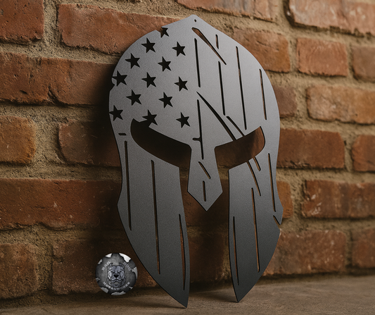 Patriotic Spartan Mask
