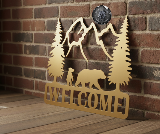 Personalized Bear Plaque