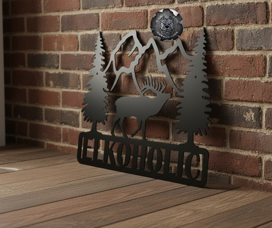 Personalized Elk Plaque