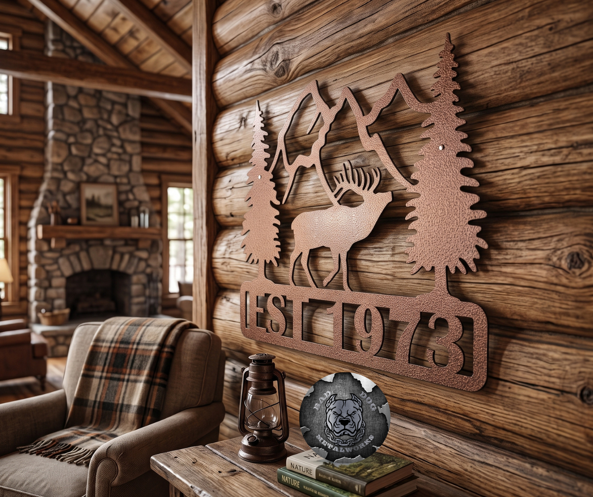 Personalized Elk Plaque