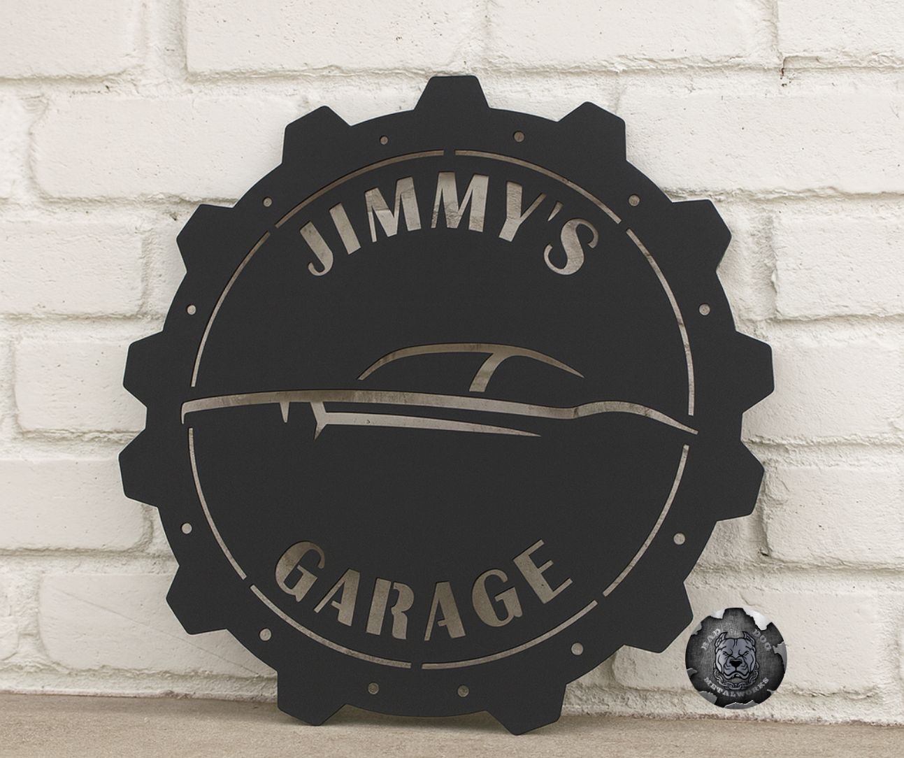 Personalized Garage Classic Car Gear