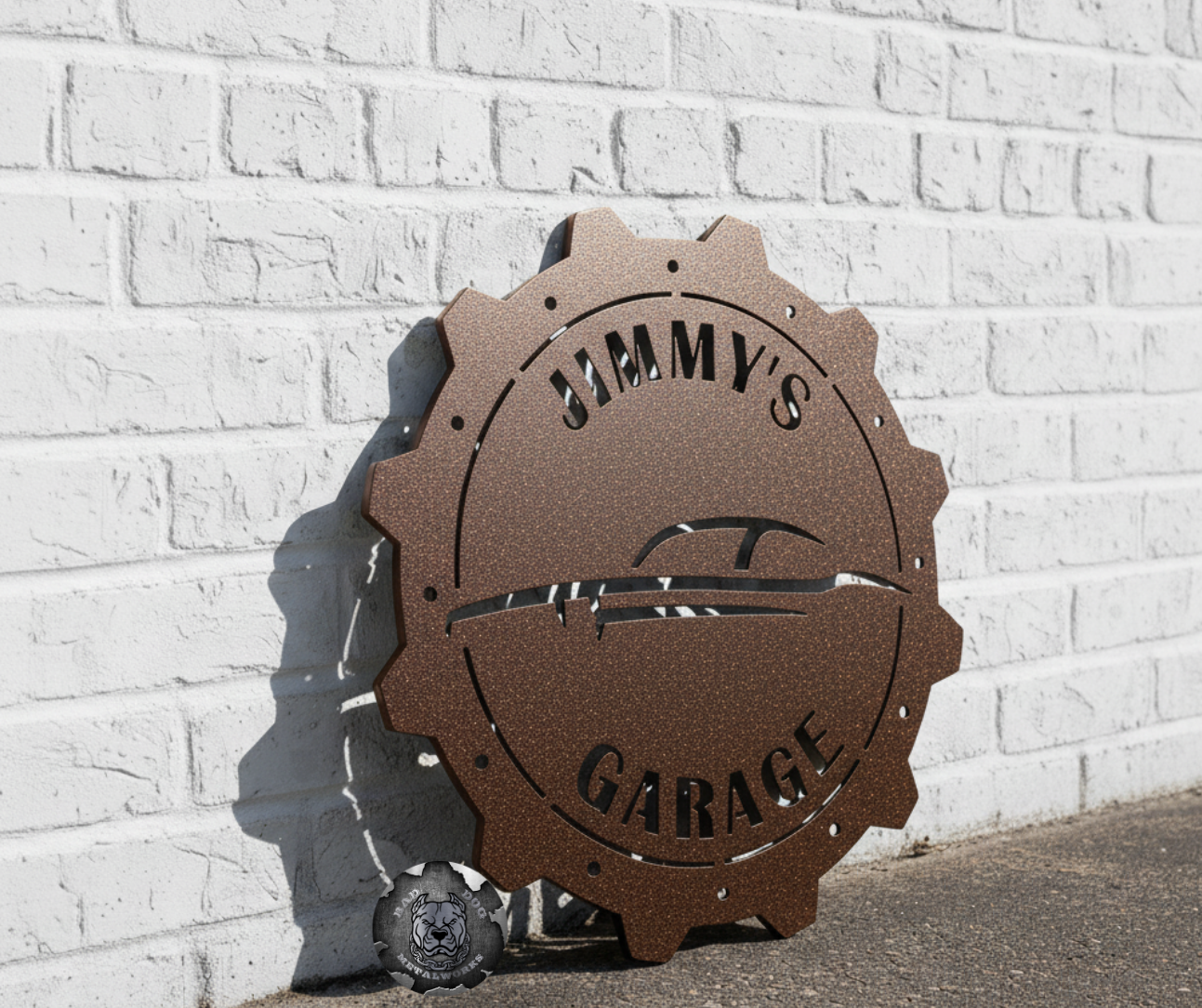 Personalized Garage Classic Car Gear