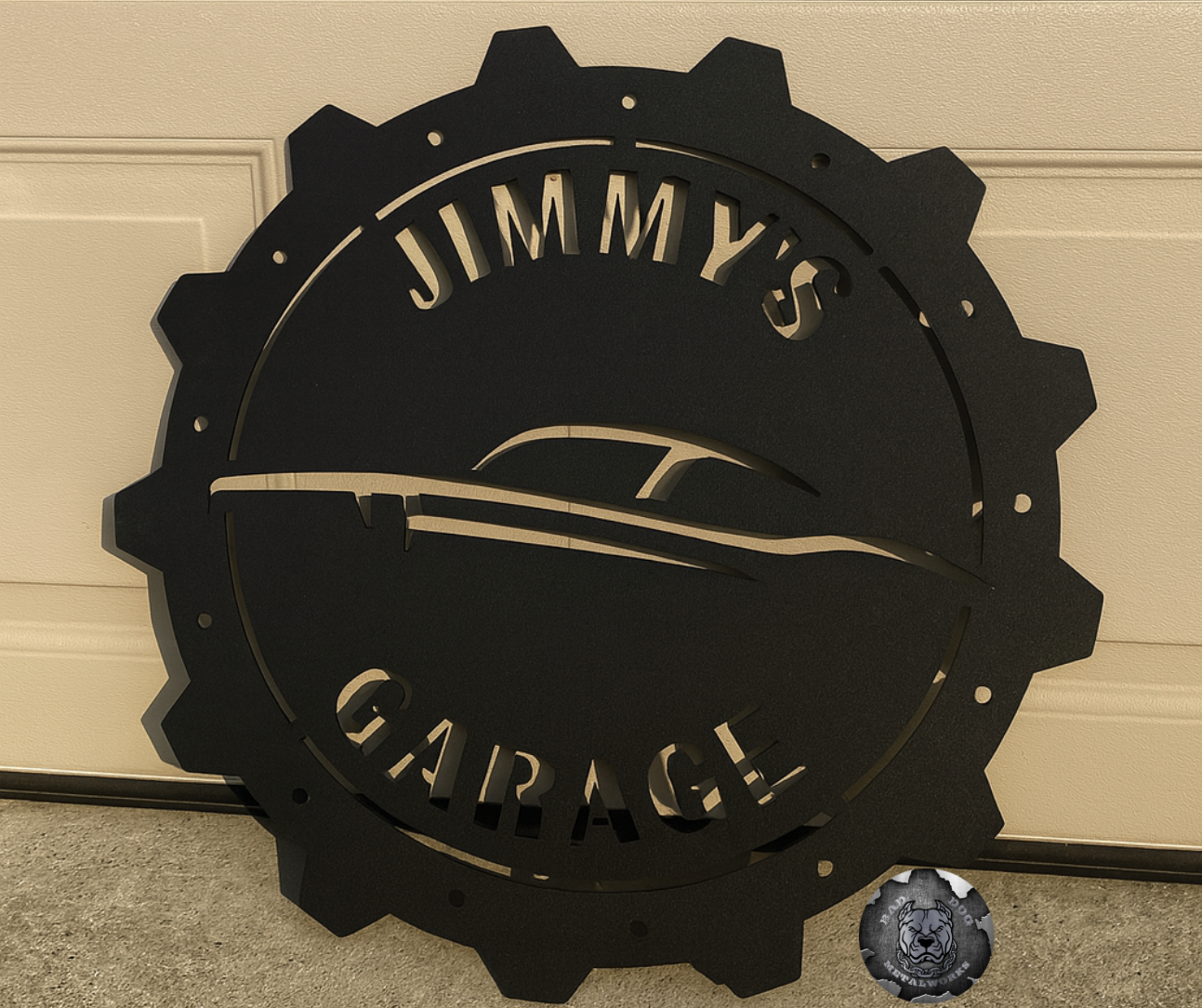 Personalized Garage Classic Car Gear