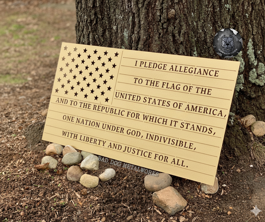 Pledge of Allegiance American Flag