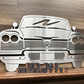 1958 Plymouth Fury Front End Metal Art