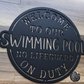 Welcome to Our Swimming Pool Monogram