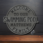 Welcome to Our Swimming Pool Monogram