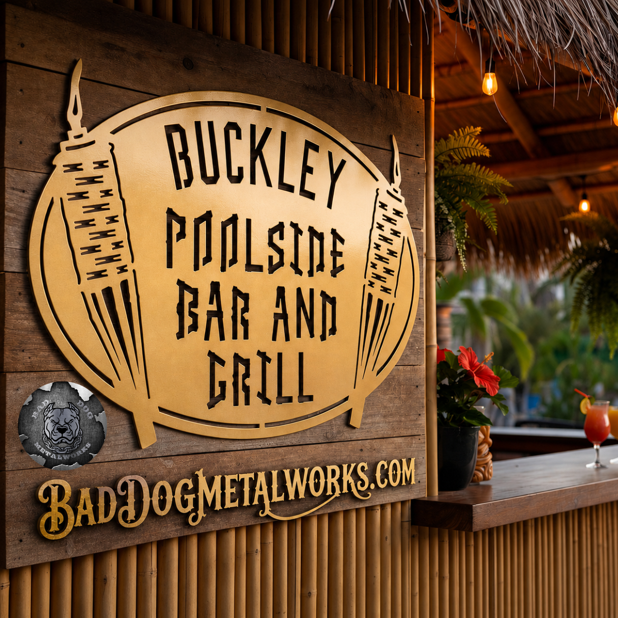 Poolside Bar and Grill Monogram