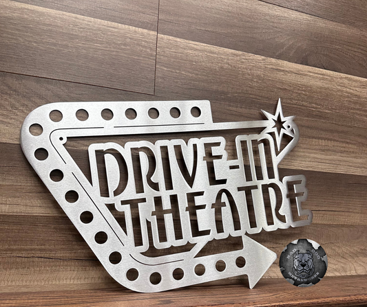 Retro Drive-In Theatre Sign