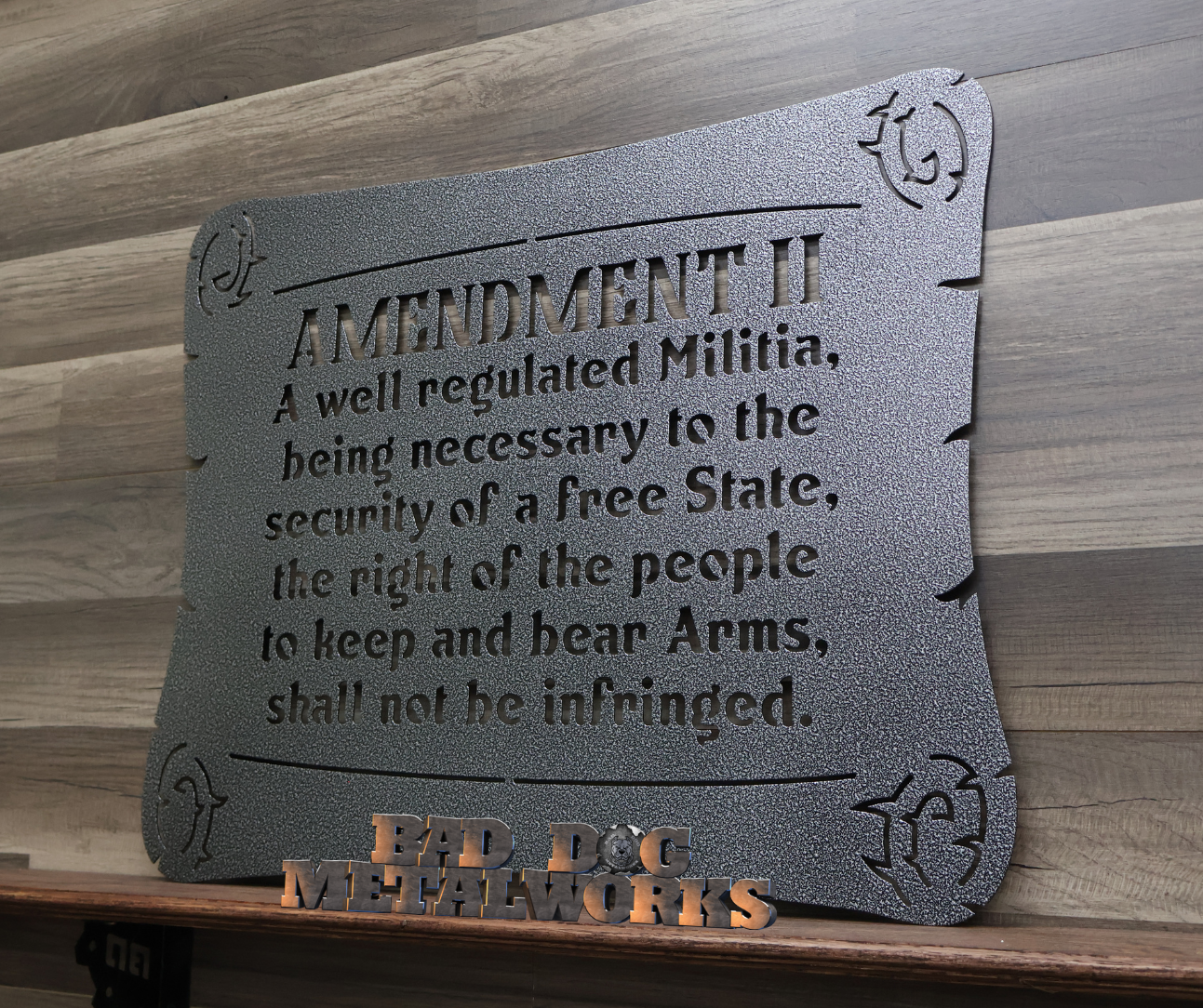 Second Amendment Scroll