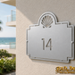 Seashell Address Plaque