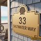 Seashell Address Plaque