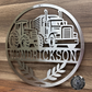 Semi Tractor Monogram