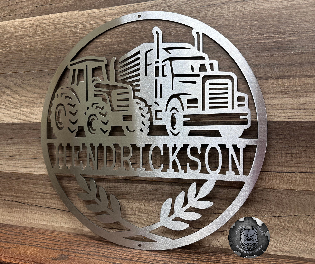 Semi Tractor Monogram