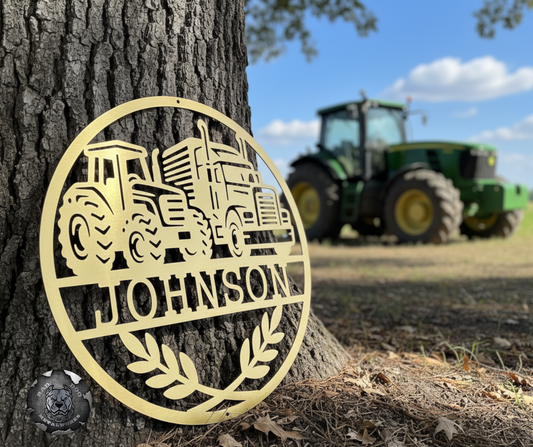 Semi Tractor Monogram