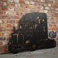 Semi-Tractor Metal Art
