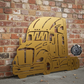 Semi-Tractor Metal Art