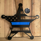 Sheriff Star Badge Flag