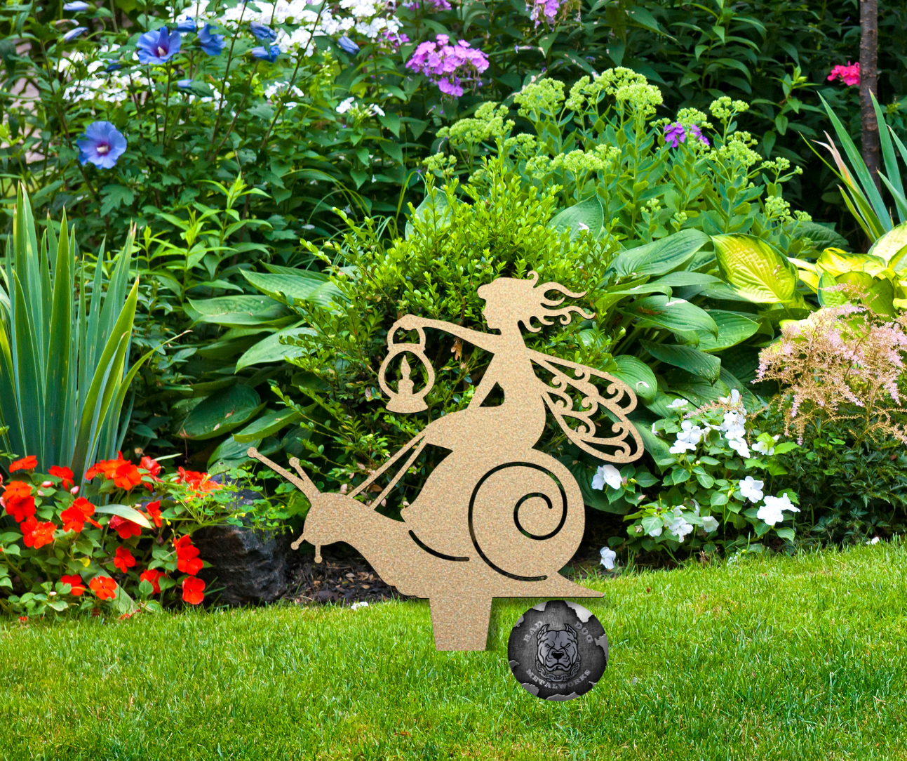 Snail Fairy Garden Stake