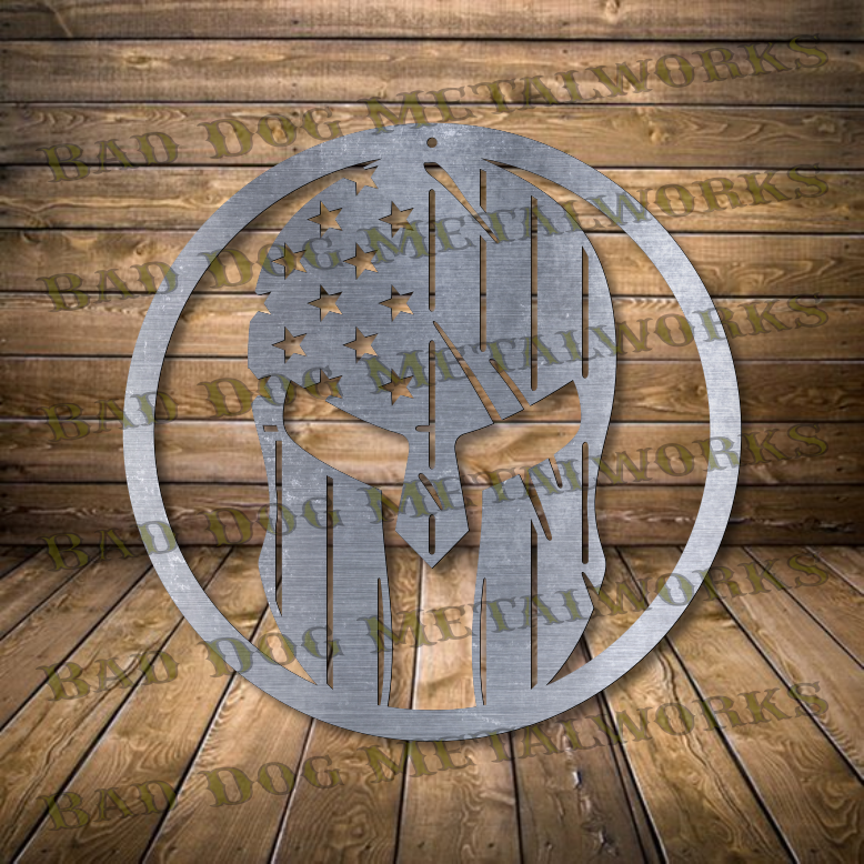 Spartan Mask - Dxf and Svg