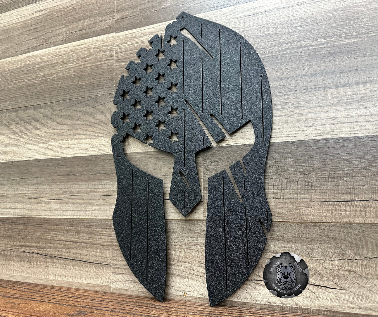 Patriotic Spartan Helmet