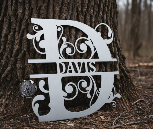 Split Letter Monogram