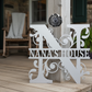 Split Letter Monogram