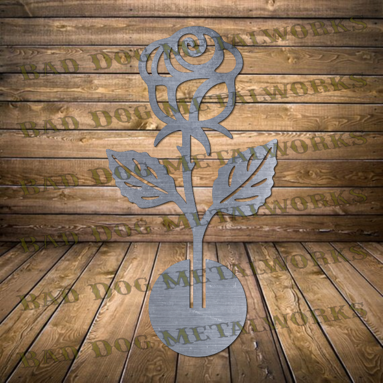Dxf Roses Arch Free Standing Rose - Dxf and Svg – Bad Dog Metalworks