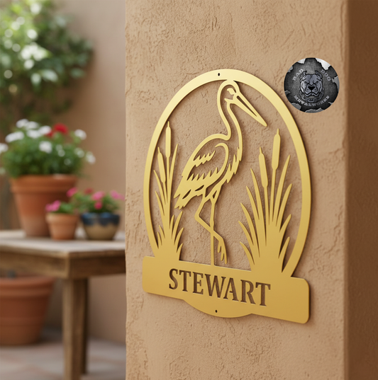 Stork Monogram