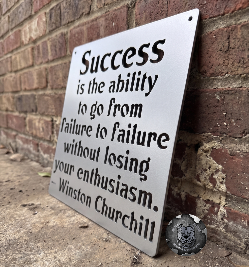Success - Winston Churchill