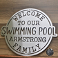 Welcome to Our Swimming Pool Monogram