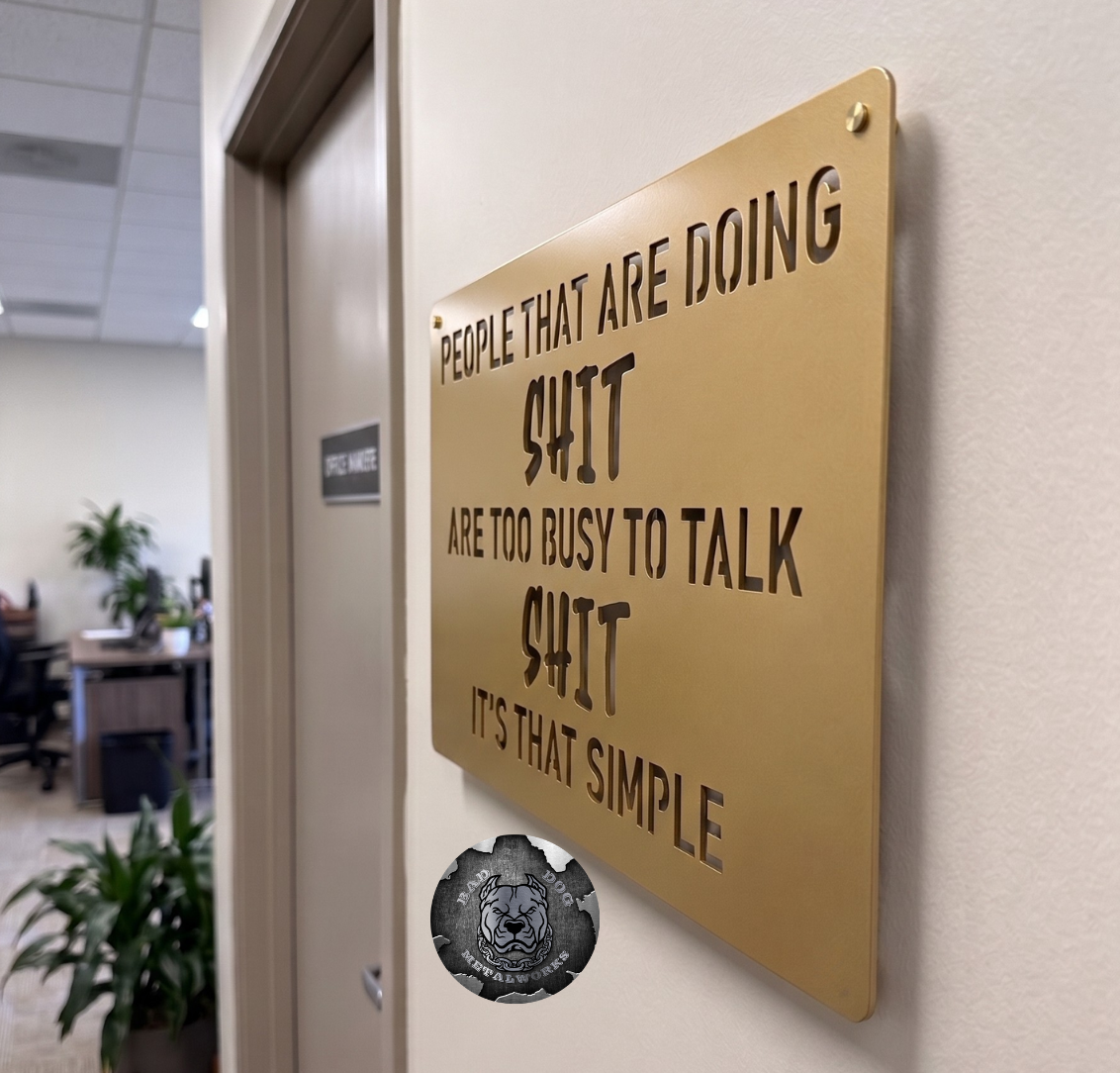 People That Are Doing Shit, Are Too Busy to Talk Shit; It's That Simple